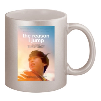 The Reason I Jump (2020) 11oz Metallic Silver Mug