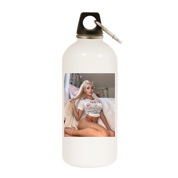 Summer Soderstrom White Water Bottle With Carabiner