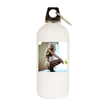 Summer Soderstrom White Water Bottle With Carabiner