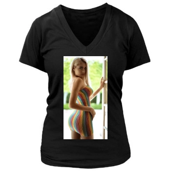 Summer Soderstrom Women's Deep V-Neck TShirt