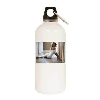 Summer Soderstrom White Water Bottle With Carabiner