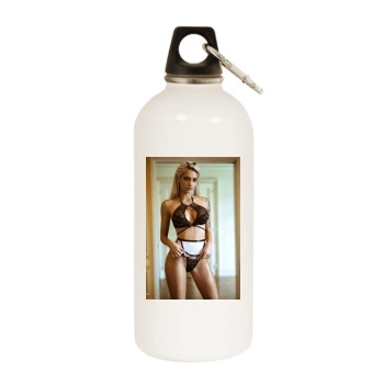 Summer Soderstrom White Water Bottle With Carabiner