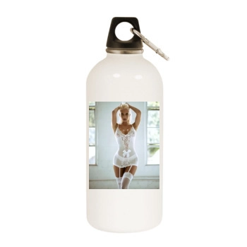 Summer Soderstrom White Water Bottle With Carabiner