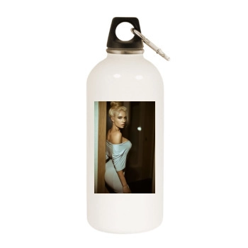 Summer Soderstrom White Water Bottle With Carabiner