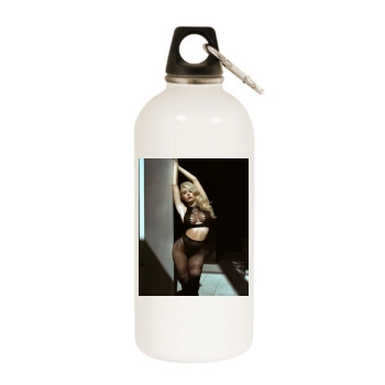 Summer Soderstrom White Water Bottle With Carabiner