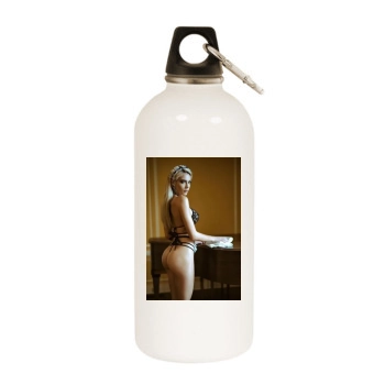 Summer Soderstrom White Water Bottle With Carabiner