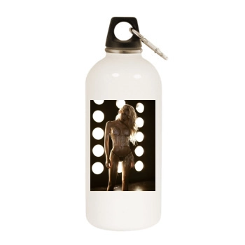 Summer Soderstrom White Water Bottle With Carabiner