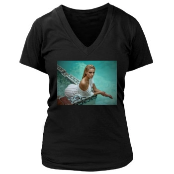 Summer Soderstrom Women's Deep V-Neck TShirt