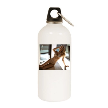 Summer Soderstrom White Water Bottle With Carabiner