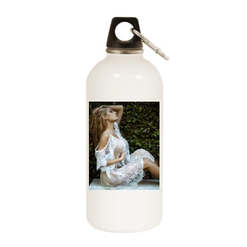 Summer Soderstrom White Water Bottle With Carabiner