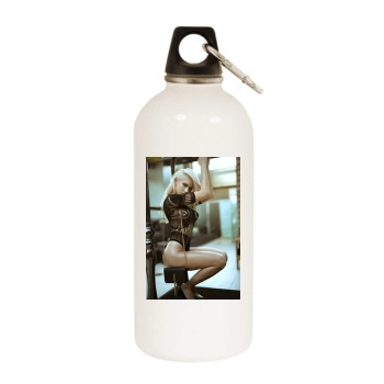 Summer Soderstrom White Water Bottle With Carabiner