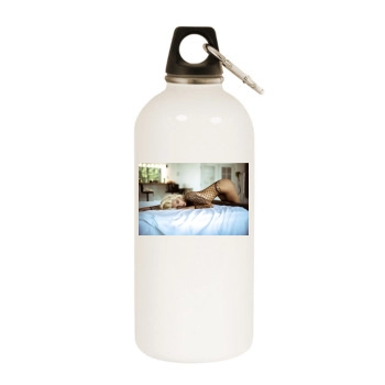 Summer Soderstrom White Water Bottle With Carabiner