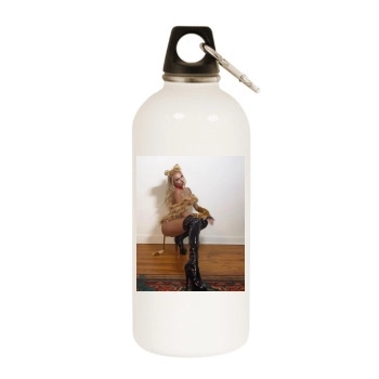 Summer Soderstrom White Water Bottle With Carabiner