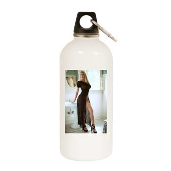 Summer Soderstrom White Water Bottle With Carabiner