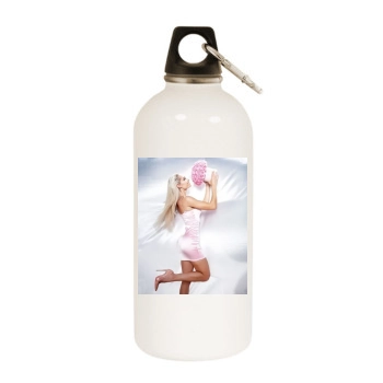 Summer Soderstrom White Water Bottle With Carabiner