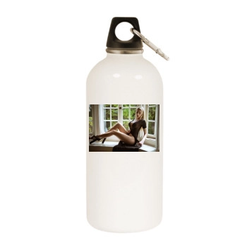 Summer Soderstrom White Water Bottle With Carabiner