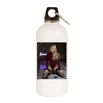 Summer Soderstrom White Water Bottle With Carabiner