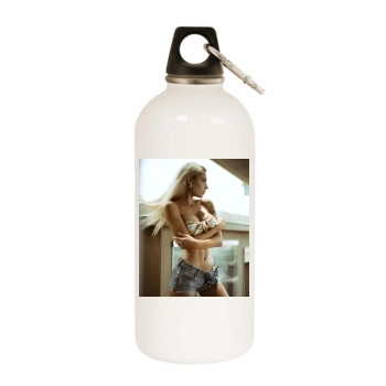 Summer Soderstrom White Water Bottle With Carabiner