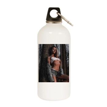 Summer Soderstrom White Water Bottle With Carabiner