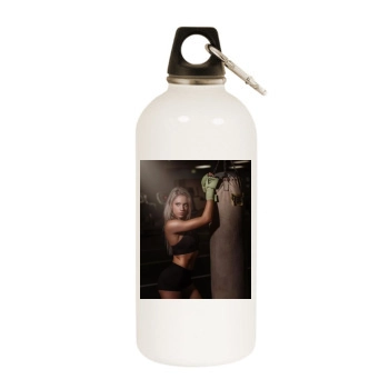 Summer Soderstrom White Water Bottle With Carabiner