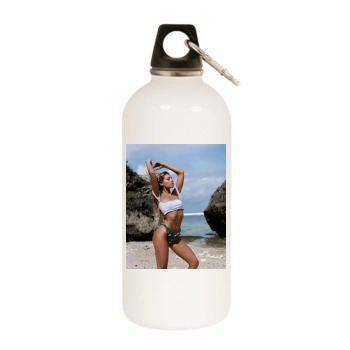 Summer Soderstrom White Water Bottle With Carabiner