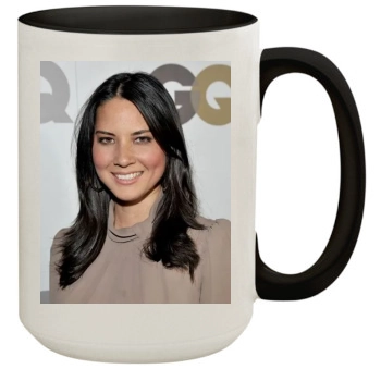 Olivia Munn 15oz Colored Inner & Handle Mug