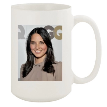 Olivia Munn 15oz White Mug