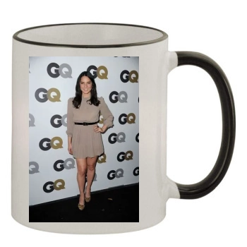 Olivia Munn 11oz Colored Rim & Handle Mug