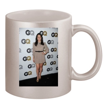 Olivia Munn 11oz Metallic Silver Mug