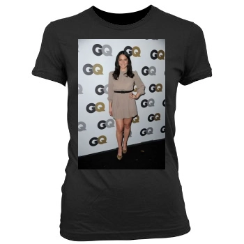 Olivia Munn Women's Junior Cut Crewneck T-Shirt