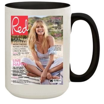 Heidi Klum 15oz Colored Inner & Handle Mug