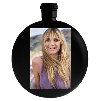 Heidi Klum Round Flask