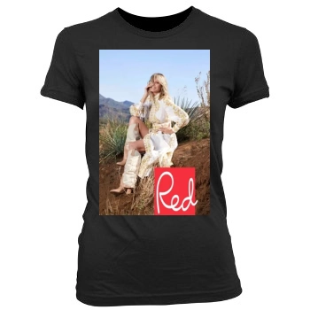 Heidi Klum Women's Junior Cut Crewneck T-Shirt