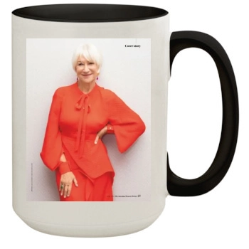 Helen Mirren 15oz Colored Inner & Handle Mug