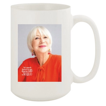 Helen Mirren 15oz White Mug