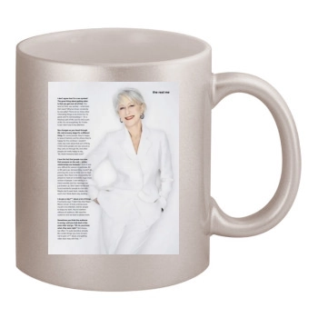 Helen Mirren 11oz Metallic Silver Mug