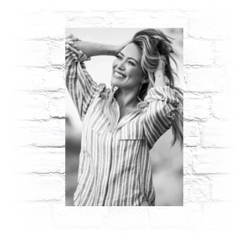 Hilary Duff Metal Wall Art