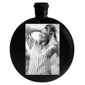 Hilary Duff Round Flask