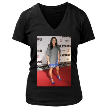 Sara Evans Women's Deep V-Neck TShirt