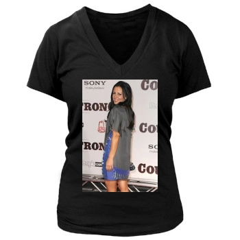 Sara Evans Women's Deep V-Neck TShirt