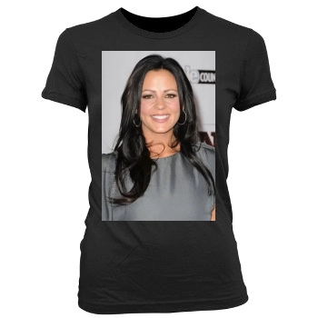 Sara Evans Women's Junior Cut Crewneck T-Shirt