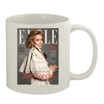 Jane Fonda 11oz White Mug