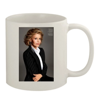 Jane Fonda 11oz White Mug