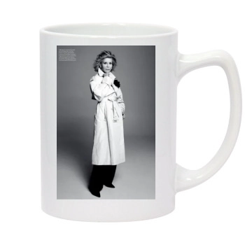 Jane Fonda 14oz White Statesman Mug