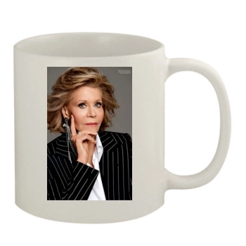 Jane Fonda 11oz White Mug