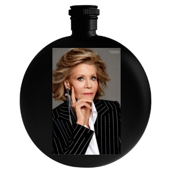 Jane Fonda Round Flask