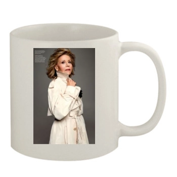 Jane Fonda 11oz White Mug