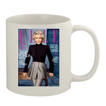 Jane Fonda 11oz White Mug