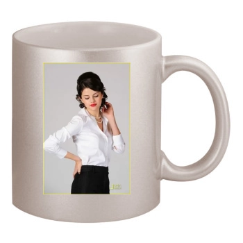 Selena Gomez 11oz Metallic Silver Mug