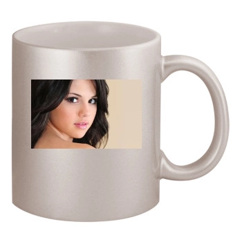 Selena Gomez 11oz Metallic Silver Mug